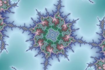 Mandelbrot fractal image named iceball by Orbulon mandelbrot fractal image named iceball