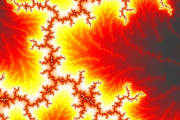 mandelbrot fractal image named Lava Lamp