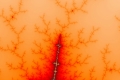 Mandelbrot fractal image lava spray