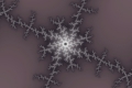 Mandelbrot fractal image lavender colour