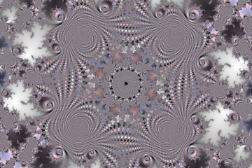 Mandelbrot fractal image named lavender drop by Orbulon mandelbrot fractal image named lavender drop