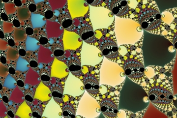 mandelbrot fractal image named leaves