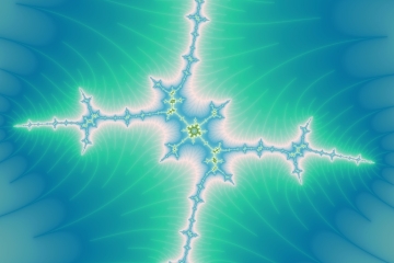 Mandelbrot fractal image named Lightning Island by fisho mandelbrot fractal image named Lightning Island