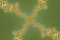 Mandelbrot fractal image lime mint