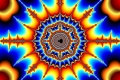 Mandelbrot fractal image man-made