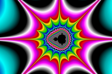 mandelbrot fractal image named Mandlebrot star