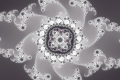 Mandelbrot fractal image metal ball I