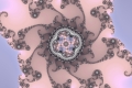 Mandelbrot fractal image metal ball II