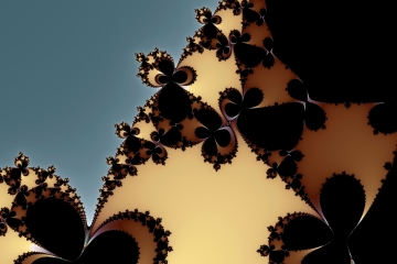 mandelbrot fractal image named Mocha Poppies