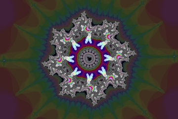 Mandelbrot fractal image named Night secret. by Tanta mandelbrot fractal image named Night secret.