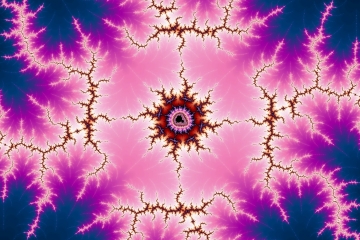 mandelbrot fractal image named nucleus-one