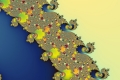 Mandelbrot fractal image Oblique