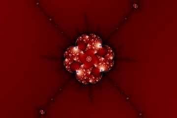 Mandelbrot fractal image named petallic I by Orbulon mandelbrot fractal image named petallic I