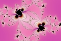 Mandelbrot fractal image pillar holes