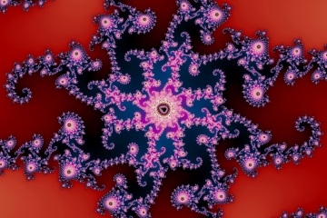 mandelbrot fractal image named Pink art 8