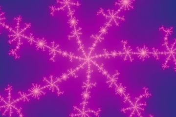 mandelbrot fractal image named pink radiance