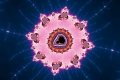 Mandelbrot fractal image pinkstar