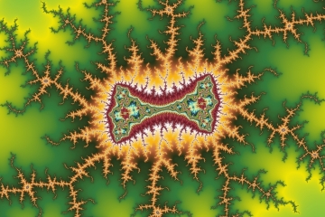 mandelbrot fractal image named pitcher plant