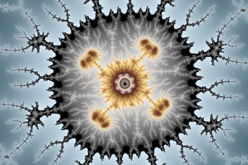 Mandelbrot fractal image named plague by Orbulon mandelbrot fractal image named plague