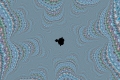Mandelbrot fractal image plake handy