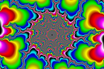 Mandelbrot fractal image named rainbow frame by Orbulon mandelbrot fractal image named rainbow frame