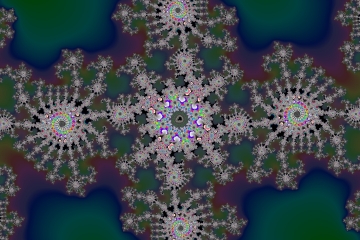mandelbrot fractal image named rainbow trick