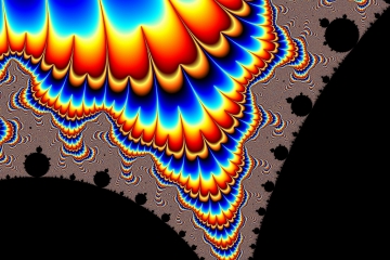 Mandelbrot fractal image named Rainbow Vortex by cssjem mandelbrot fractal image named Rainbow Vortex