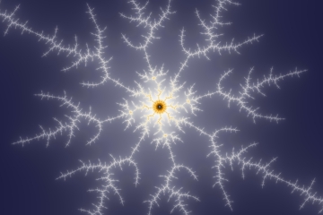 Mandelbrot fractal image named rainstorm by Orbulon mandelbrot fractal image named rainstorm