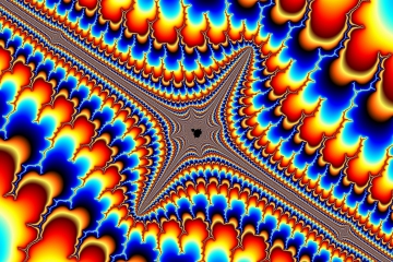 mandelbrot fractal image named red crucifix