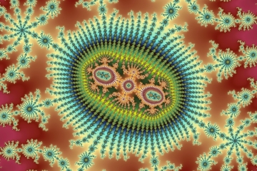 Mandelbrot fractal image named roman by Orbulon mandelbrot fractal image named roman