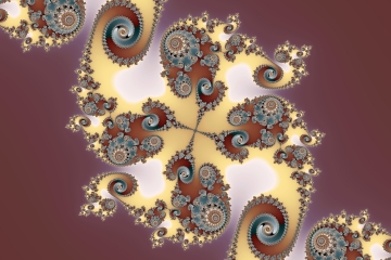 Mandelbrot fractal image named royal wheel by Orbulon mandelbrot fractal image named royal wheel