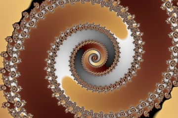 Mandelbrot fractal image named Sand Spiral by Spore mandelbrot fractal image named Sand Spiral