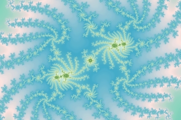 Mandelbrot fractal image named seaweed by Orbulon mandelbrot fractal image named seaweed