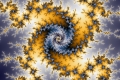 Mandelbrot fractal image Starry Night