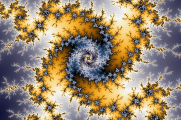 mandelbrot fractal image named Starry Night