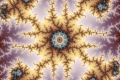 Mandelbrot fractal image swirlcross