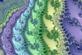 Mandelbrot fractal image Tapestry 22
