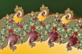 Mandelbrot fractal image Three and four