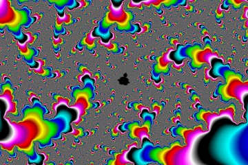 mandelbrot fractal image named time lines