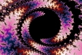 Mandelbrot fractal image twister