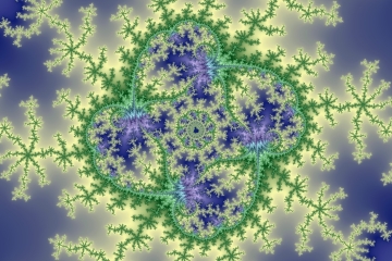 mandelbrot fractal image named underflower .