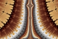 Mandelbrot fractal image volcano