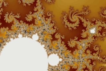 mandelbrot fractal image named whitedragon