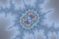 Mandelbrot fractal image winged guardian