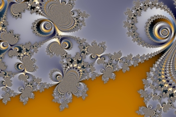 mandelbrot fractal image named Yellow Brick Road