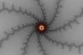 Mandelbrot fractal image zero-one